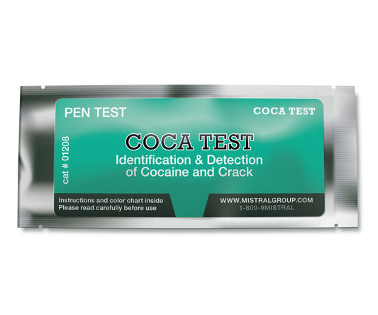 Coca-Test is an application based field test kit for the detection and identification of Cocaine, Crack, and PCP.