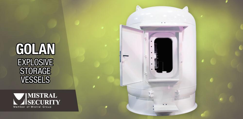 Mistral Security, Golan Series, Explosive Containment Vessels, Explosive Storage Vessels, NABCO